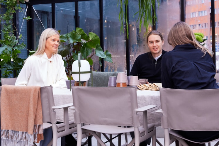 Bild tagen i växthuset utanför a:place, Torshamnsgatan i Kista. 